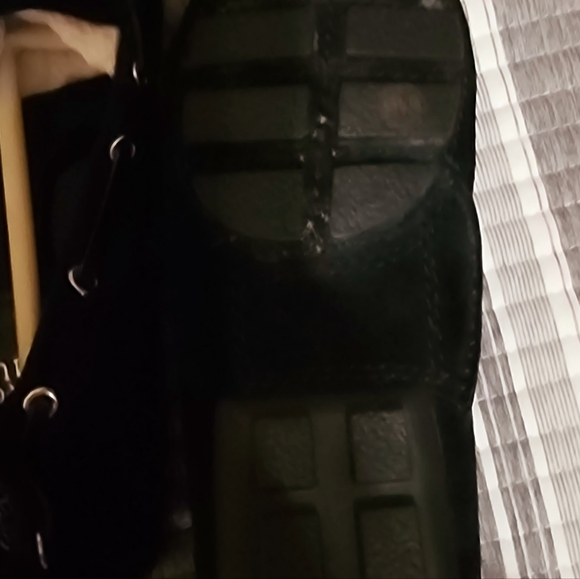 Vicente Camuto Black Flat Shoe Size 6 - Picture 3 of 6